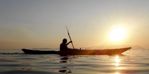 Kayaking into the Sunset