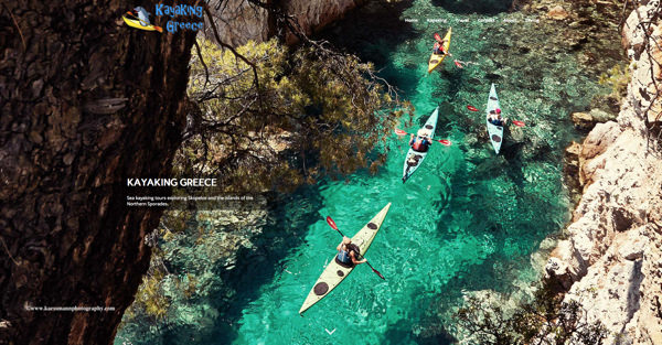 Screen shot of Kayaking Greece