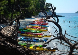 sea kayaking in greece
